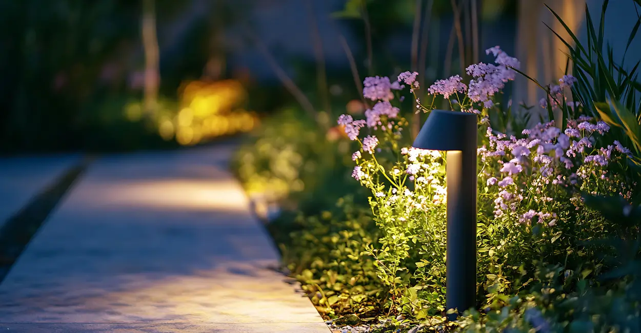 Dicas de iluminação para pequenos jardins
