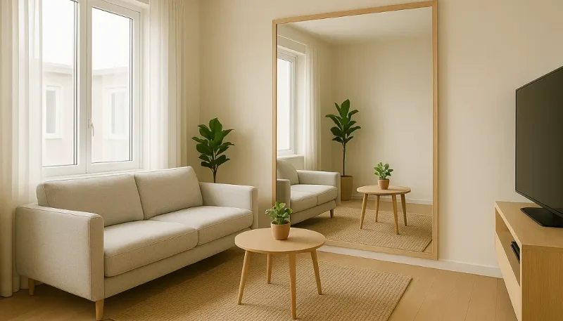 formas de fazer seu ambiente parecer maior